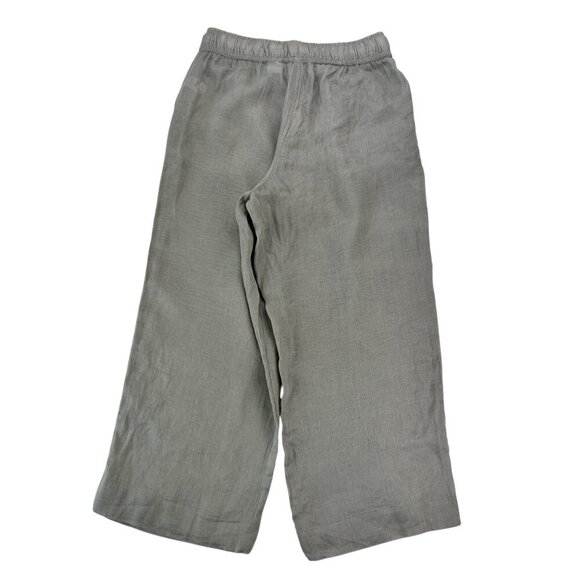 Cynthia Rowley 100% Linen Wide Leg Coastal Boho Size L - Picture 2 of 12